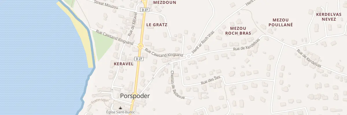 Plan du 8 Rue de Kerdelvas à Porspoder