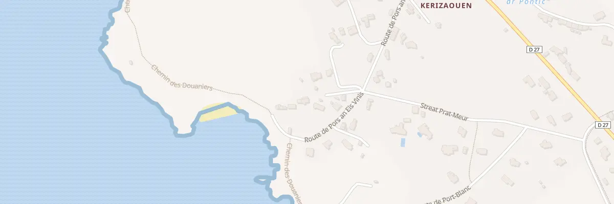 Plan du 21 Rte de Pors An Eis Vinis à Lanildut