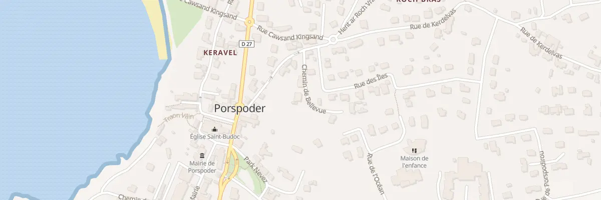 Plan du 3 Rue de Kerdelvas à Porspoder