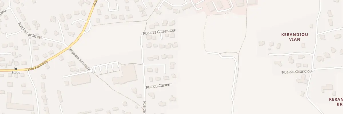 Plan du 8 Lot Gwel Mor au Conquet