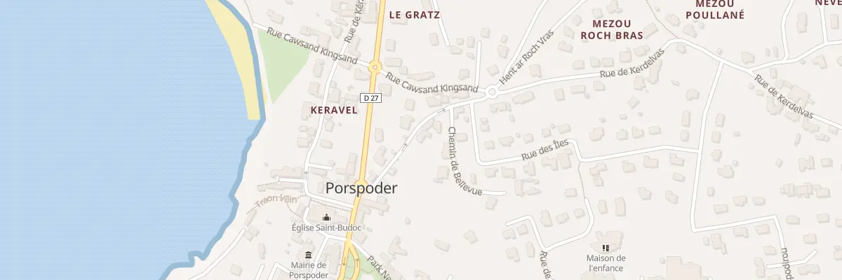 Plan du 5 Rue de Kerdelvas à Porspoder