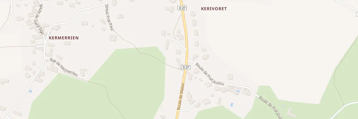 Plan du 63 Rte de Melon à Porspoder