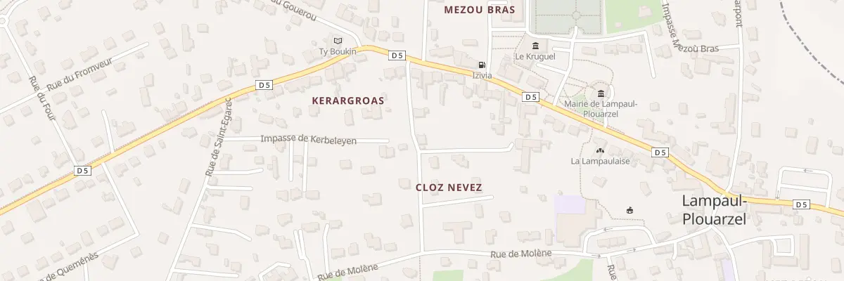 Plan du 12 Imp du Clos Nevez à Lampaul-Plouarzel