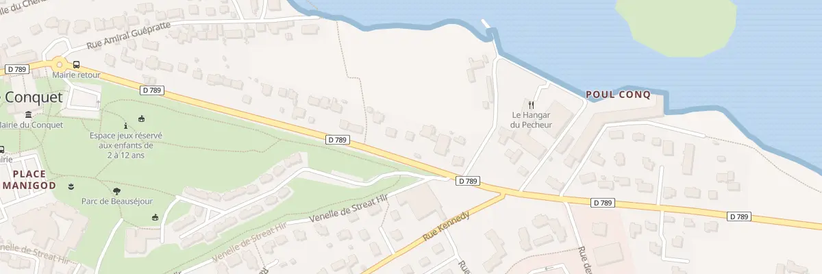 Plan du 48 Rue General Leclerc au Conquet