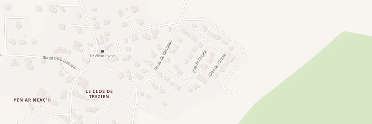 Plan du 6 Rue de l’Iroise à Plouarzel
