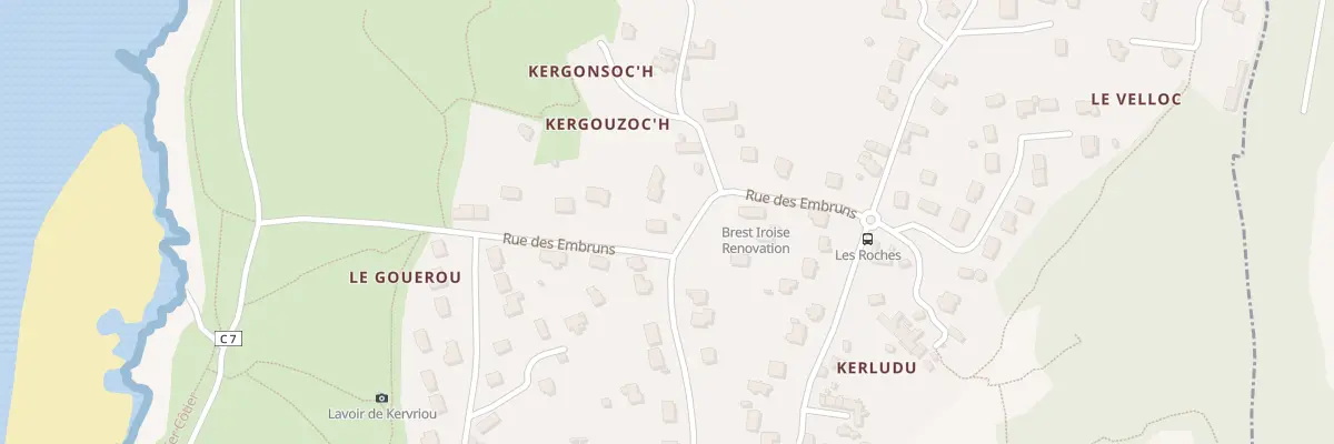Plan du 11 Rue des Embruns à Lampaul-Plouarzel