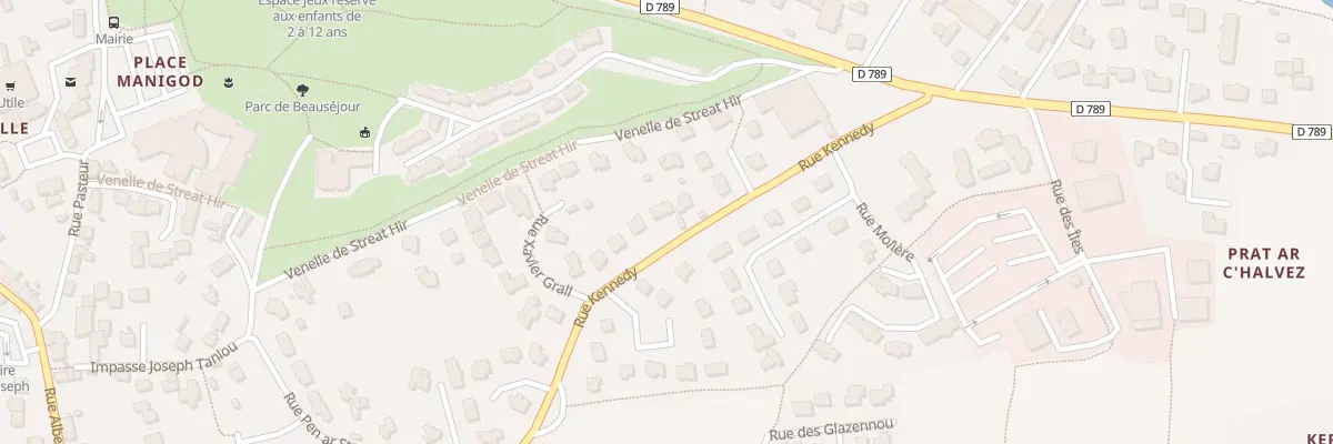Plan du 34 Rue John Fitzgerald Kennedy au Conquet