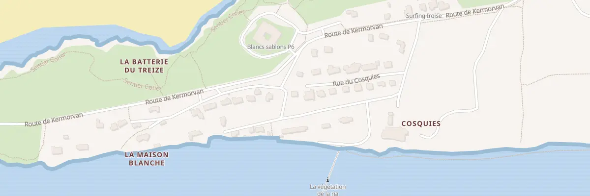 Plan du 5 Imp des Galets au Conquet