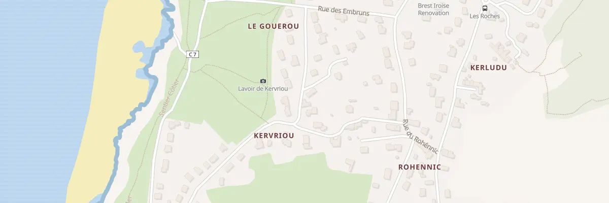 Plan du 27 Rue de Kervriou à Lampaul-Plouarzel