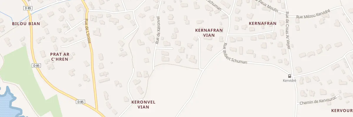 Plan du 23 Rue de Kéronvel au Conquet