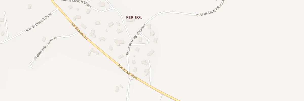 Plan du 5750 Ker eol à Plouarzel