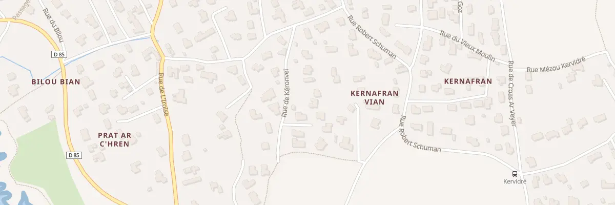 Plan du 15 Rue de Kéronvel au Conquet