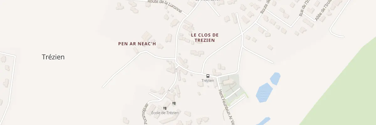 Plan du 258 Trezien à Plouarzel