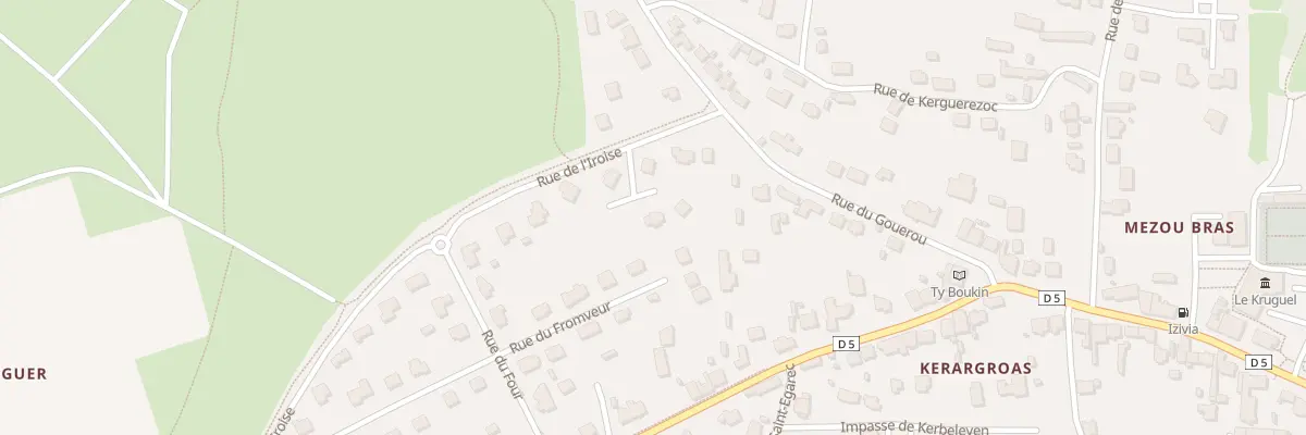 Plan du 5360 Rue de l’Iroise à Lampaul-Plouarzel