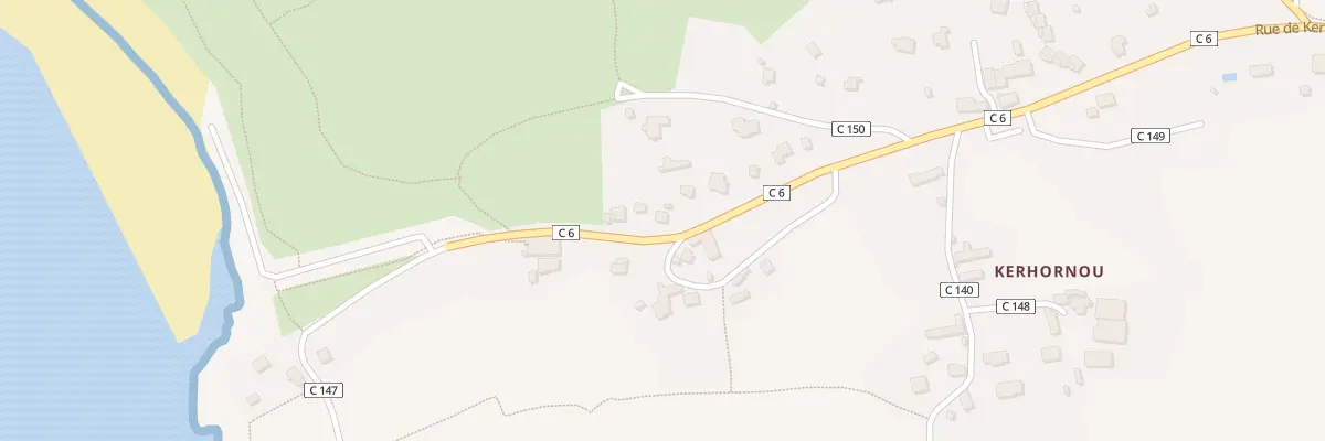 Plan du 600 Rue de Kerhornou à Ploumoguer