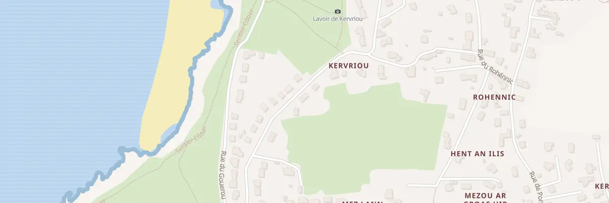 Plan du 15 Lot de Kervriou à Lampaul-Plouarzel