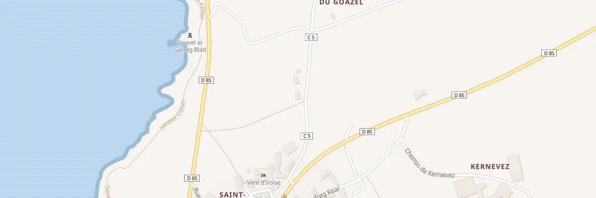 Plan du 10 Rue Sainte Aude à Plougonvelin