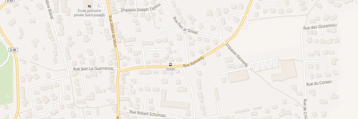 Plan du 14 Rue John Fitzgerald Kennedy au Conquet