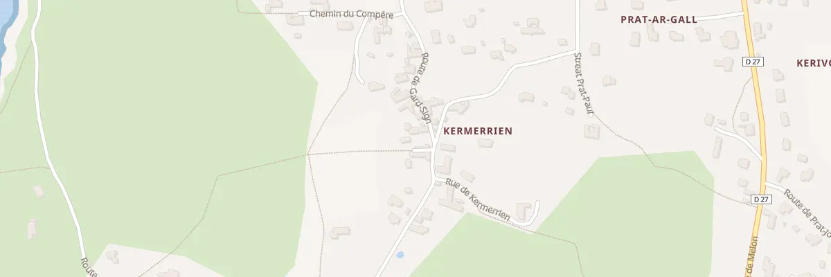 Plan du 19 Rue de Kermerrien à Porspoder