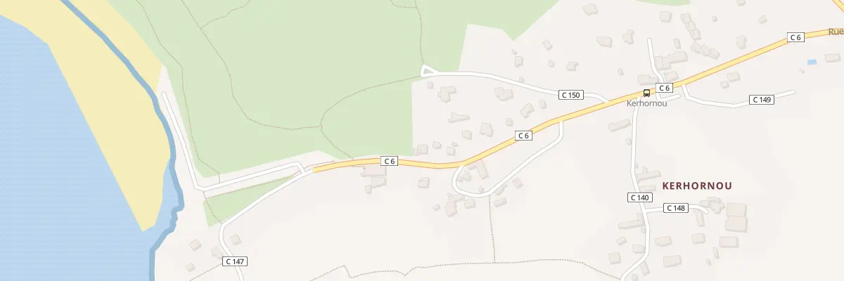 Plan du 630 Rue de Kerhornou à Ploumoguer