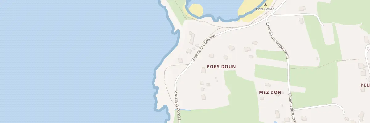 Plan du 707 Rue de la Corniche à Lampaul-Plouarzel