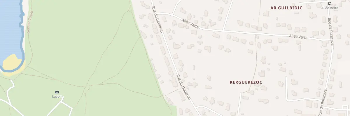 Plan du 43 Rue du Gouérou à Lampaul-Plouarzel