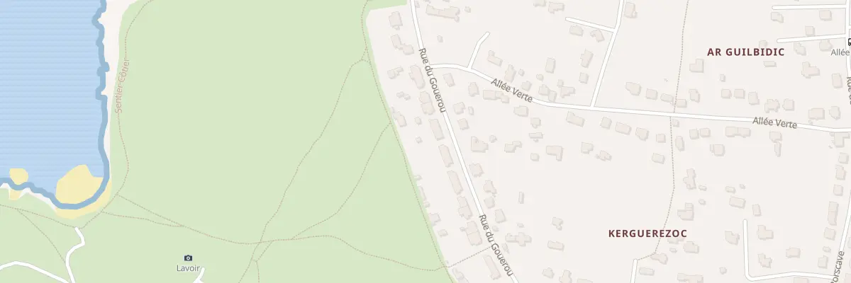 Plan du 50 Rue du Gouérou à Lampaul-Plouarzel