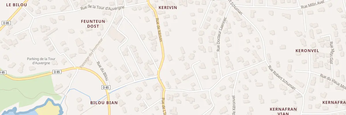 Plan du 16 Rue de Kérivin au Conquet