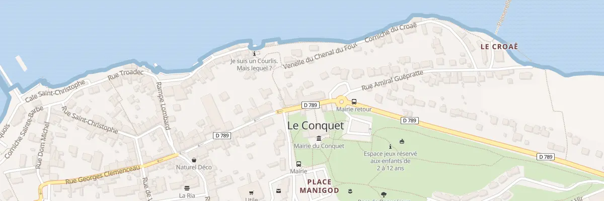 Plan du 30 Rue Lieutenant Jourden au Conquet