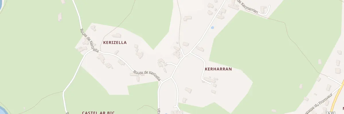 Plan du 3 Rue de Kerharan à Porspoder