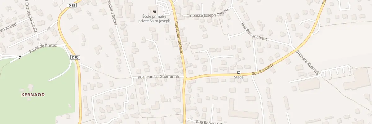 Plan du 18 Rue Albert de Mun au Conquet