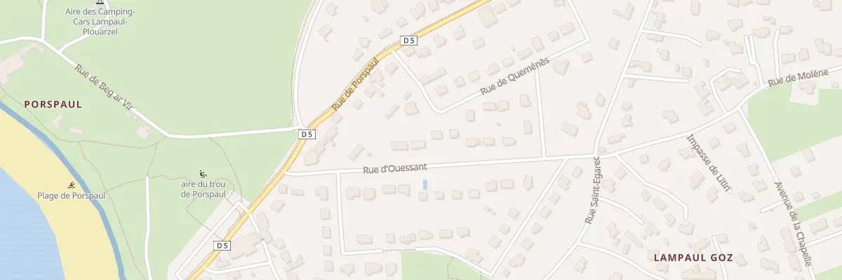 Plan du 11 Rue d’Ouessant à Lampaul-Plouarzel