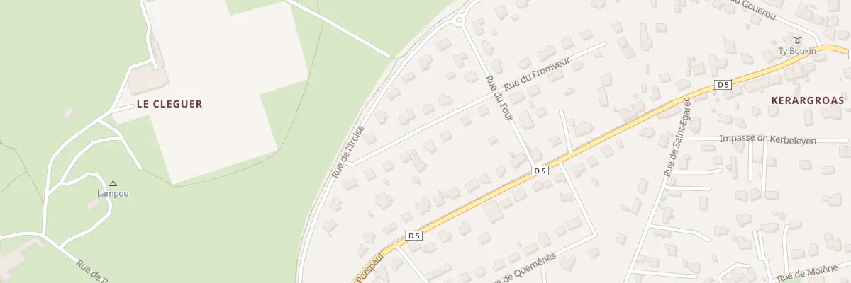 Plan du 9 Rue du Fromveur à Lampaul-Plouarzel