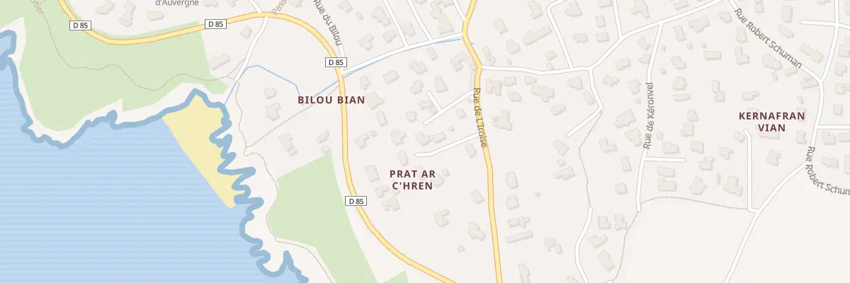 Plan du 3 Rue de Prat Ar C’Hren au Conquet