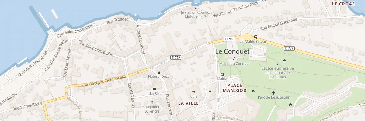 Plan du 11 Rue Lieutenant Jourden au Conquet