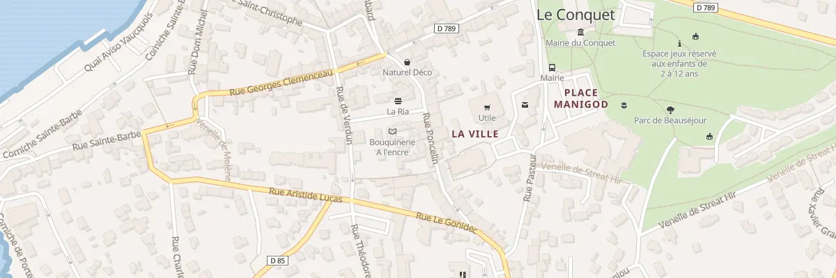 Plan du 13B Rue Poncelin au Conquet