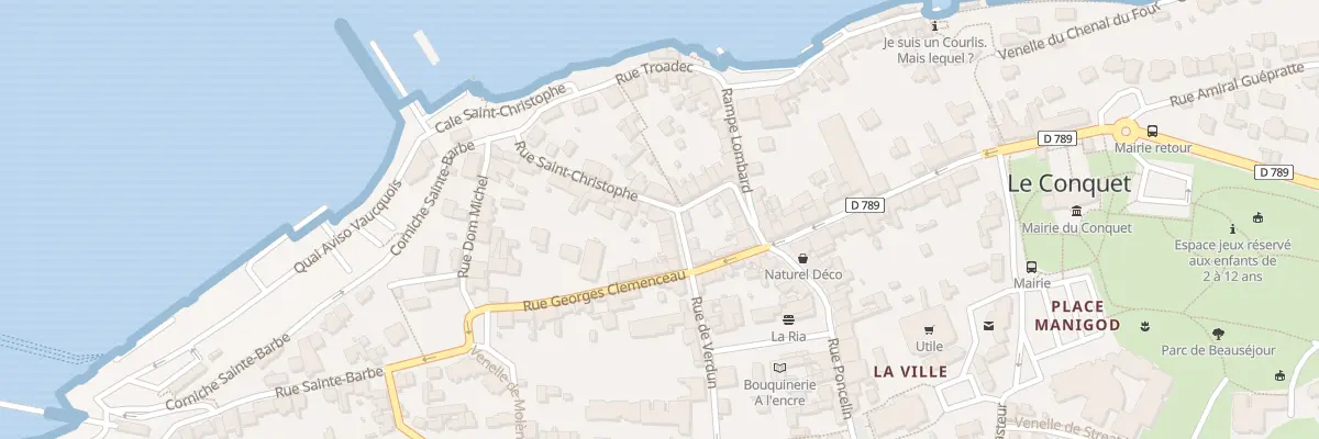 Plan du 2 Rue Saint Christophe au Conquet