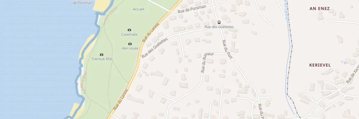 Plan du 141 Rumeur à Plouarzel
