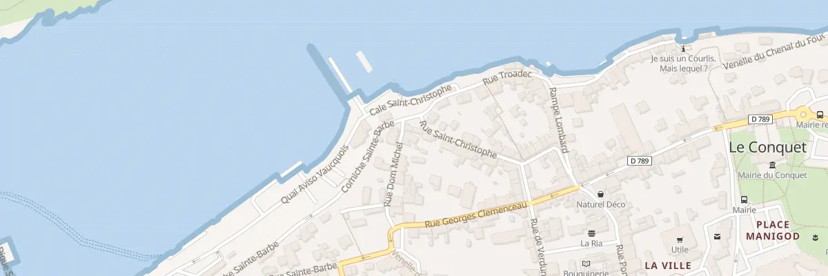Plan du 11 Rue Dom Michel le Nobletz au Conquet