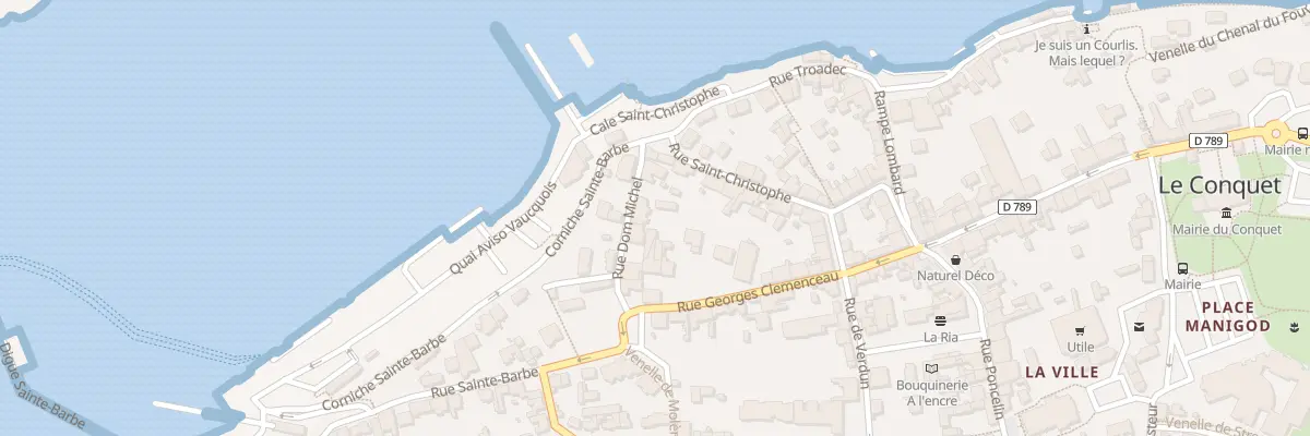 Plan du 7 Rue Dom Michel le Nobletz au Conquet
