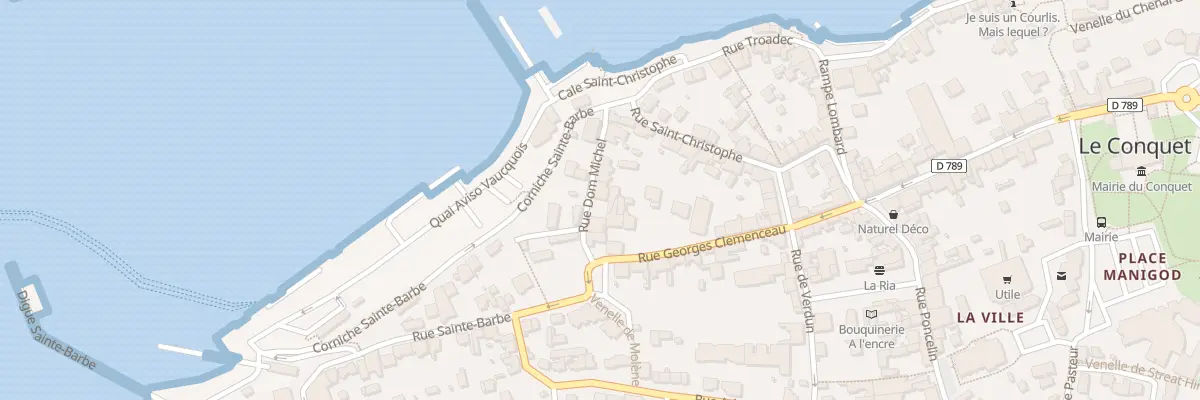Plan du 5 Rue Dom Michel le Nobletz au Conquet