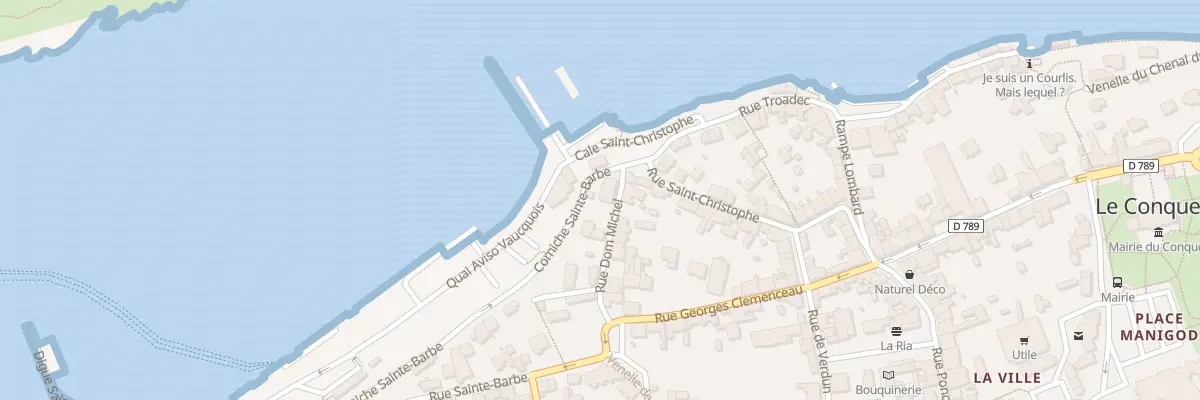 Plan du 6 Rue Dom Michel le Nobletz au Conquet