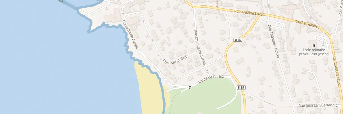 Plan du 7 Rue Pen Ar Bed au Conquet