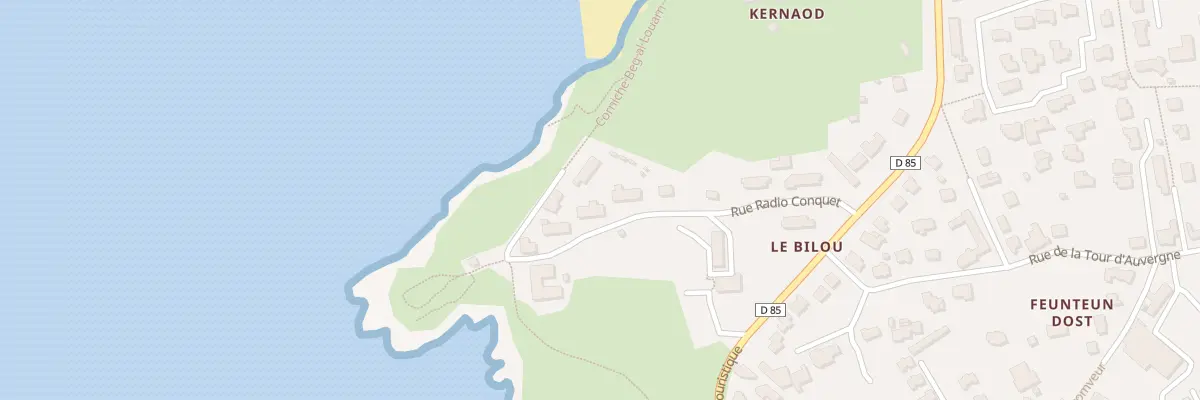 Plan du 17 Rue Radio Conquet au Conquet