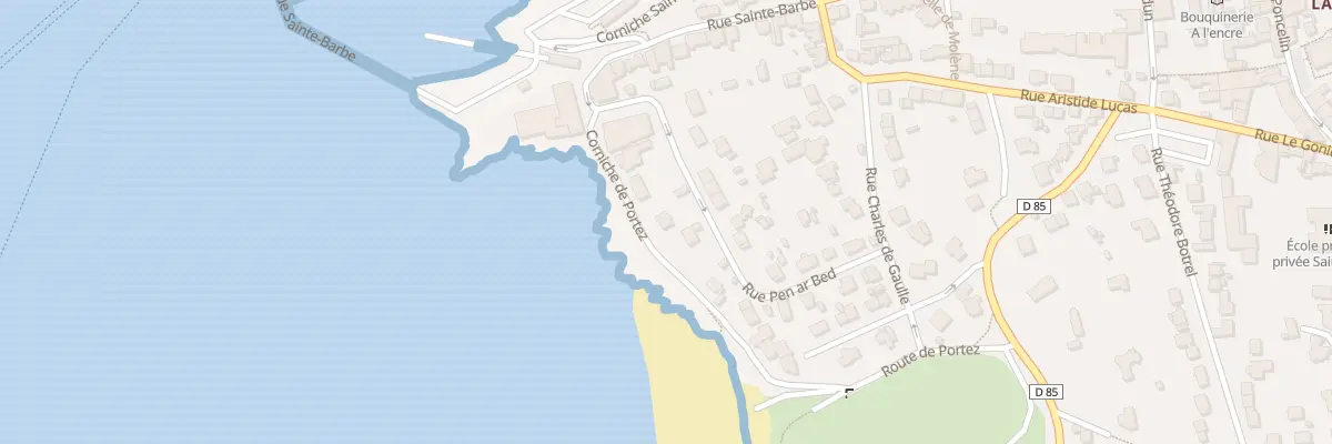 Plan du 16 Rue Pen Ar Bed au Conquet