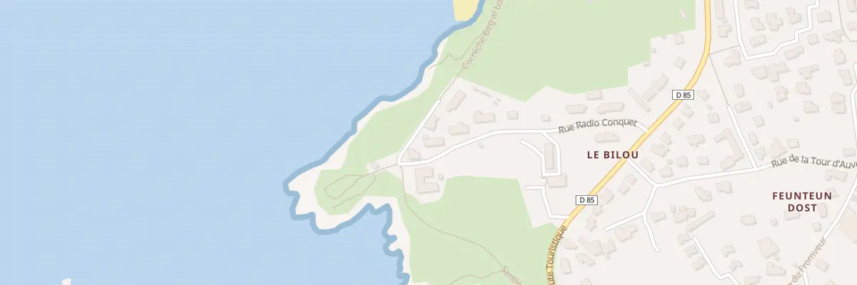 Plan du 23 Rue Radio Conquet au Conquet