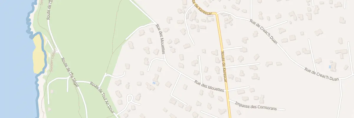 Plan du 185 Rue des Mouettes à Plouarzel