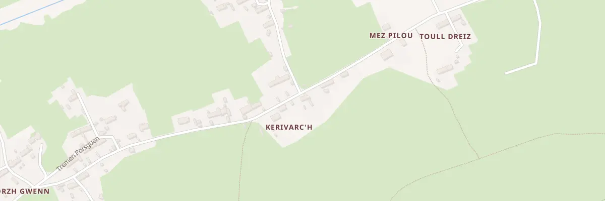Plan du 332 Kerivarch à Ouessant
