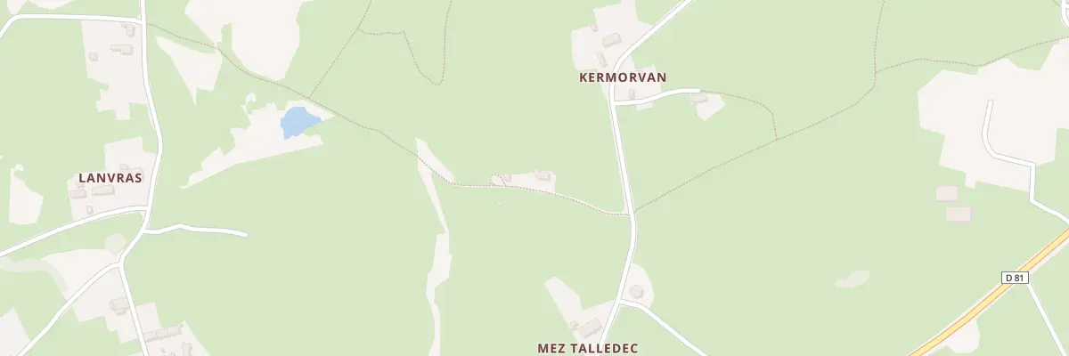 Plan du 156 Kermorvan à Ouessant