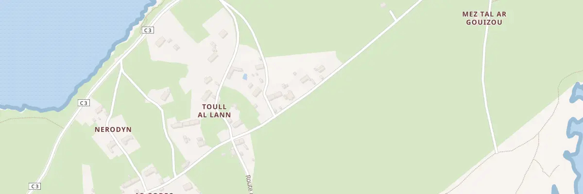 Plan du 380 Toulalan à Ouessant